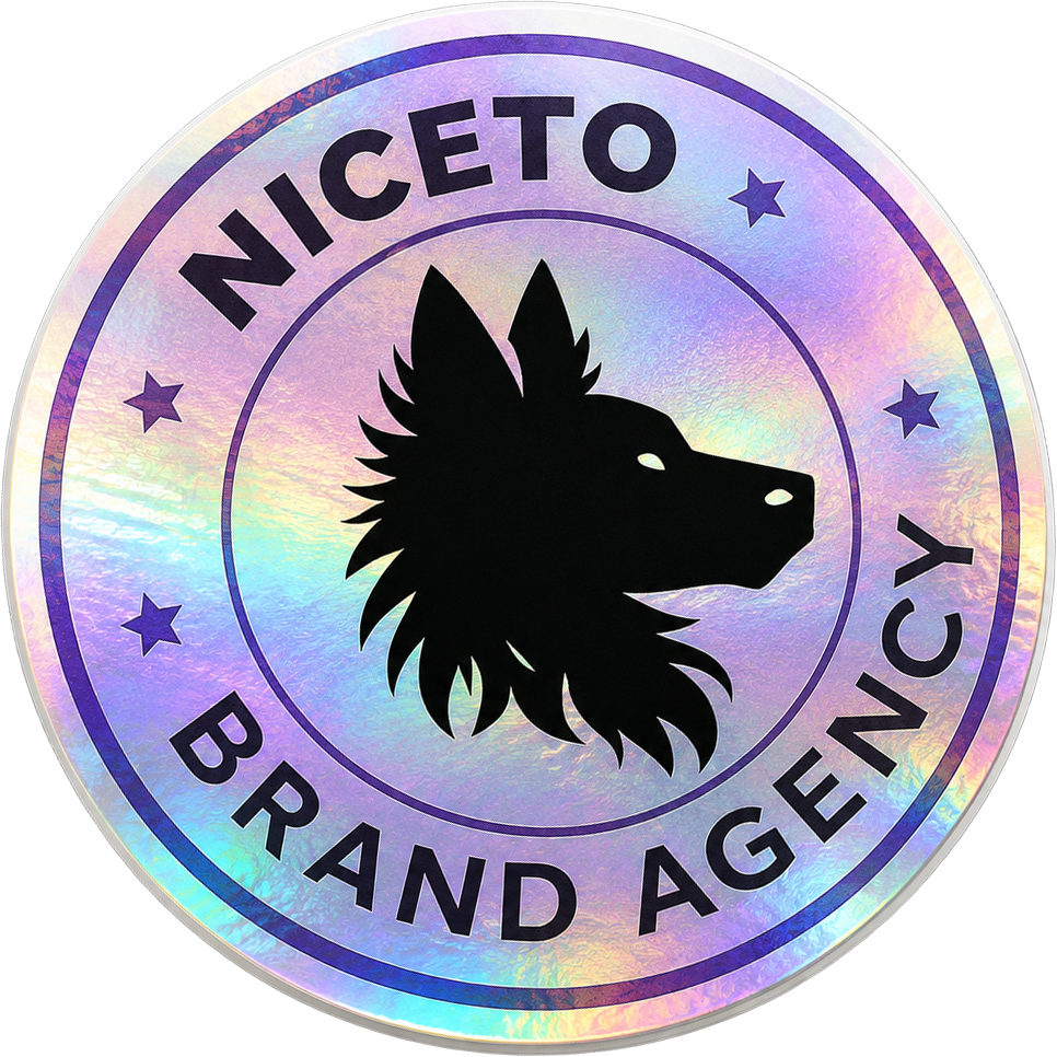 Sticker NICETO Brand Agency